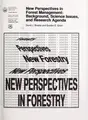Cover image for New perspectives in forest management