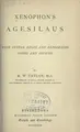 Cover image for Xenophon's Agesilaus