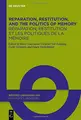 Cover image for Reparation, Restitution, and the Politics of Memory