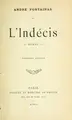 Cover image for L' indécis
