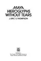 Cover image for Maya hieroglyphs without tears