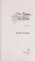 Cover image for No place to hide