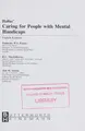 Cover image for Hallas' caring for people with mental handicaps