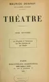 Cover image for Théâtre
