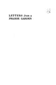 Cover image for Letters from a prairie garden