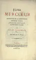 Cover image for Élisa Mercoeur, Hippolyte de la Morvonnais, George Farcy, Charles Dovalle, Alphonse Rabbe.