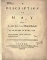 Cover image for A description of May from Gawin Douglas by Francis Fawkes.