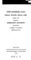 Cover image for Di Tito Lucrezio Caro della natura delle cose libri sei, tr. da A. Marchetti. Dati nuovamente in ...