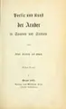 Cover image for Poesie und Kunst der Araber in Spanien und Sicilien.