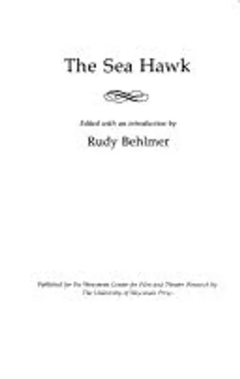 The Sea Hawk cover