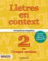 Cover image for Lletres en context. Quadern d'ortografia 2n ESO