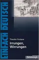 Cover image for Irrungen, Wirrungen. Mit Materialien.