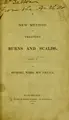 Cover image for A new method of treating burns and scalds