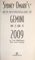 Cover image for Sydney Omarr's day-by-day astrological guide for Gemini, May 21-June 20, 2009