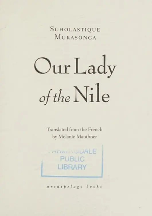 Our Lady of the Nile cover