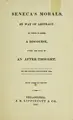 Cover image for Seneca's morals, by way of abstract
