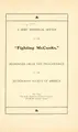 Cover image for A brief historical sketch of the "Fighting McCooks".