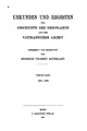 Cover image for Urkunden und Regesten zur Geschichte der Rheinlande aus dem Vatikanischen Archiv