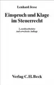 Cover image for Einspruch und Klage im Steuerrecht.