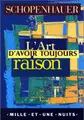 Cover image for L'art d'avoir toujours raison
